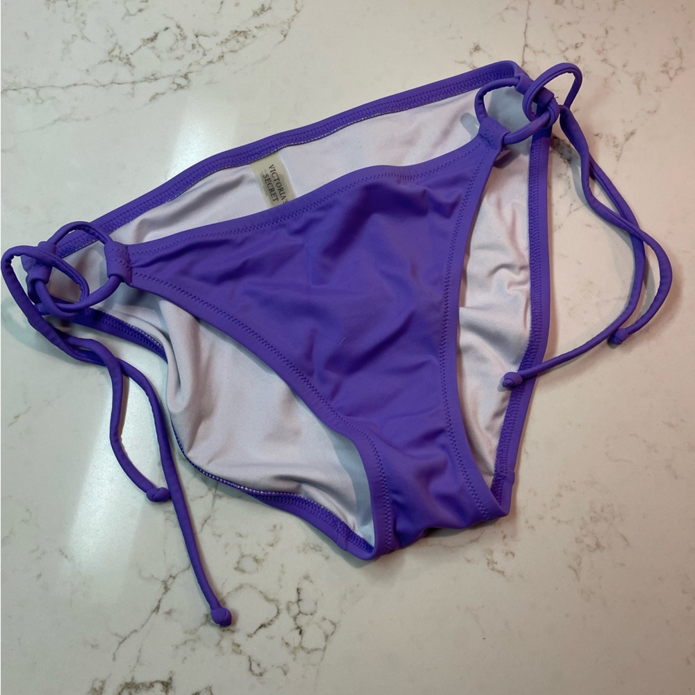Cute lavender side tie bikini